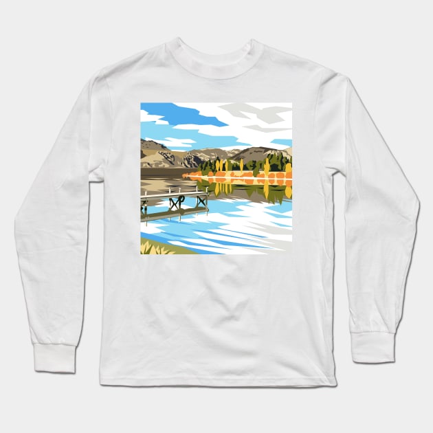 Cromwell Jetty Long Sleeve T-Shirt by irajane